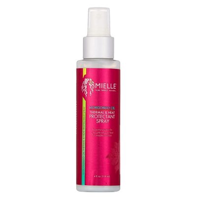  5. Mielle Organics Mongongo Oil Thermal & Heat Protectant Spray Best for Curly Hair 