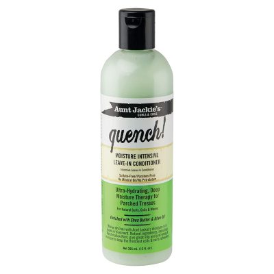  1. Aunt Jackie's Quench Moisture Intensive Leave-In Conditioner is the most affordable option. 