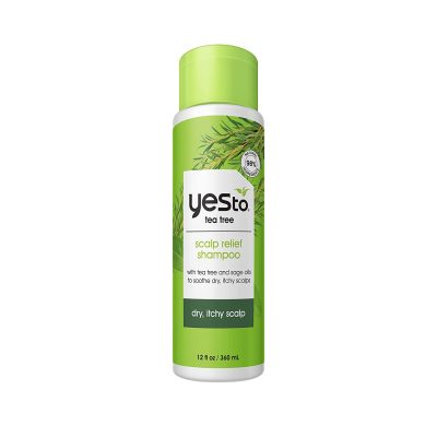  2. Yes To Tea Tree & Sage Oil Scalp Relief Shampoo is the best exfoliating shampoo. 