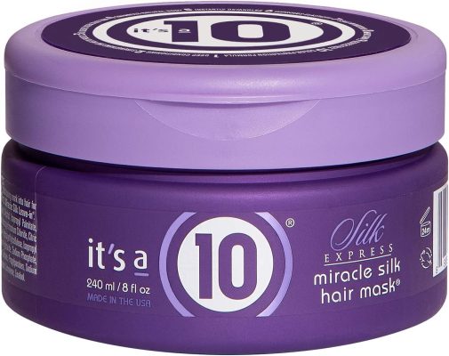  9. Best Animal-Free: It's a 10 in hair care. It is a Silk Express Miracle Silk Hair Mask Deep Conditioner with 10 Silk Express. 