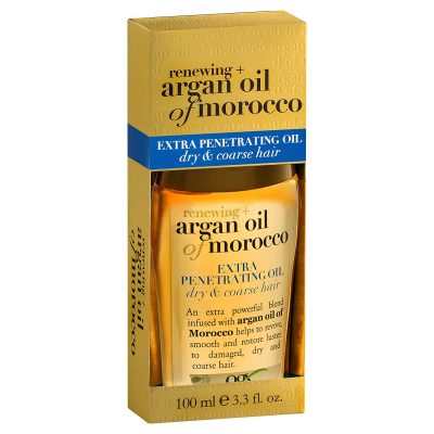  3. OGX Extra Penetrating Moroccan Argan Oil is the best drugstore product. 